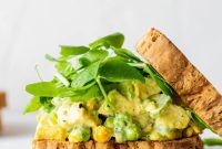 Curried Chicken Salad with Cashews & Peas — Creamy Flavorful Lunch