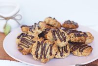 Chocolate-Drizzled Granola Biscuits Recipe