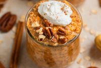 Pumpkin Pie Overnight Oats Recipe for Quick Fall Breakfast