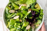 Green Goddess Salad Recipe with Creamy Herb Dressing