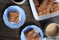 Moist Sour Cream Coffee Cake Recipe With Cinnamon Streusel