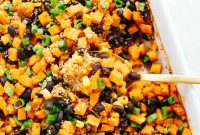 Sweet Potato, Black Bean & Quinoa Bake for Weeknight Meals