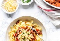 Classic Tagliatelle Bolognese Recipe with Rich Meat Ragu