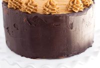 Mocha Layer Cake with Silky Coffee Buttercream Frosting