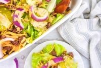 Keto Big Mac Salad: High-Protein Low-Carb Cheeseburger Bowl