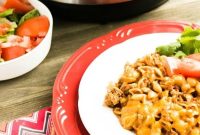 Instant Pot Cheesy Taco Pasta for Taco Tuesday