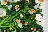 Garlicky Sautéed Broccoli Rabe with Lemon and Chili Flakes