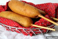 Homemade Corn Dogs Recipe | Make Bake Create