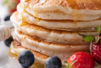 Light and Fluffy Vegan Pancakes Without Eggs