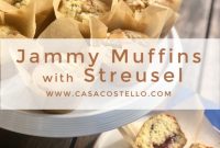 Jam-Filled Muffins with Crunchy Streusel Topping