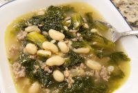 Instant Pot Escarole and White Bean Soup Recipe