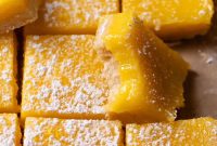 Lemon Bars with Buttery Shortbread Crust Recipe