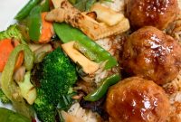 Asian Turkey Meatballs with Ginger Soy Glaze