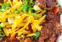 Slow-Cooker Three-Meat, Three-Bean Chili Recipe