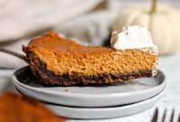 Pumpkin Pie with Gingersnap Cookie Crust Recipe