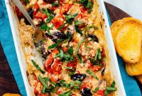 Creamy Baked Feta and Roasted Cherry Tomato Dip