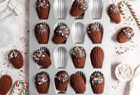 Chocolate Peppermint Madeleines Recipe for Festive Cookies
