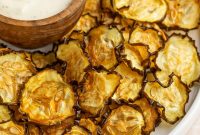 Crispy Baked Cucumber Chips Recipe for Low-Carb Snacking