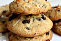 Chewy Coconut Milk Cookies with Vanilla and Lime Zest