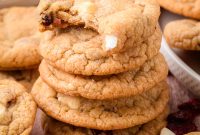 White Chocolate Cranberry Cookies Recipe for Holiday Baking