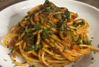 Classic Pasta alla Puttanesca Recipe: Bold Tomato, Olive & Anchovy Sauce