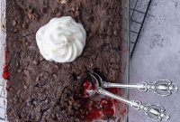 4-Ingredient Chocolate Cherry Dump Cake Recipe