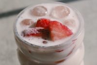 Strawberry Agua Fresca with Creamy Mexican Crema