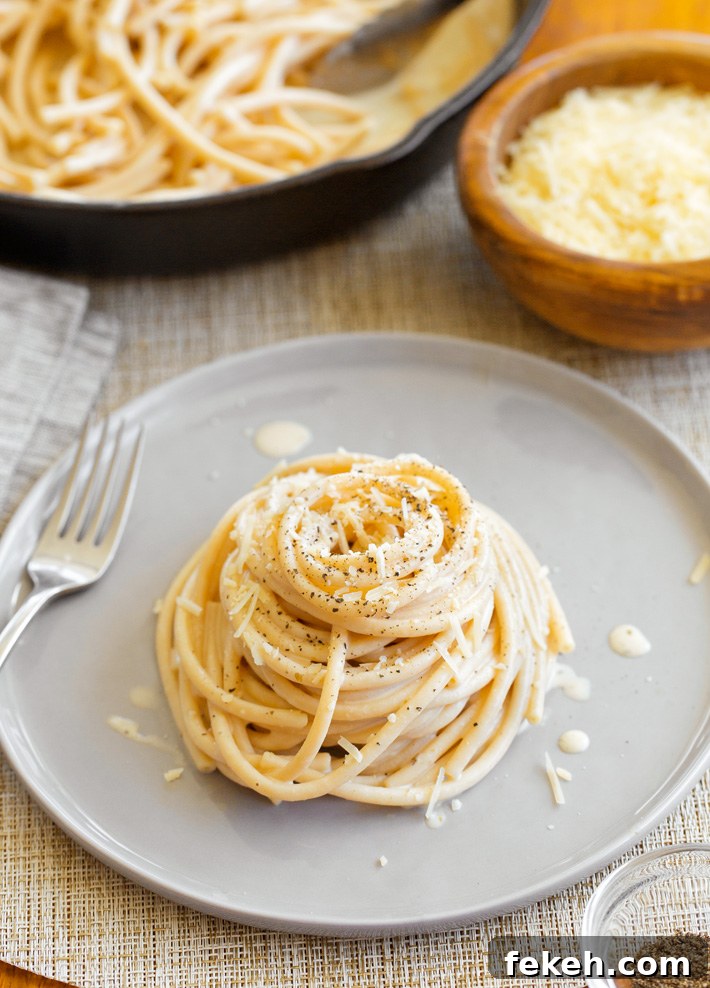 Vegan Cacio e Pepe Pasta Vegan Cacio e Pepe Pasta