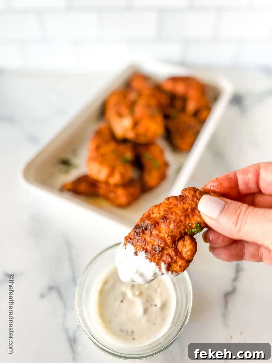 Fresh Chicken Recipes for Summer Grilling and Light Meals 16 Nashville chicken tenders dipped in blue cheese dressing.