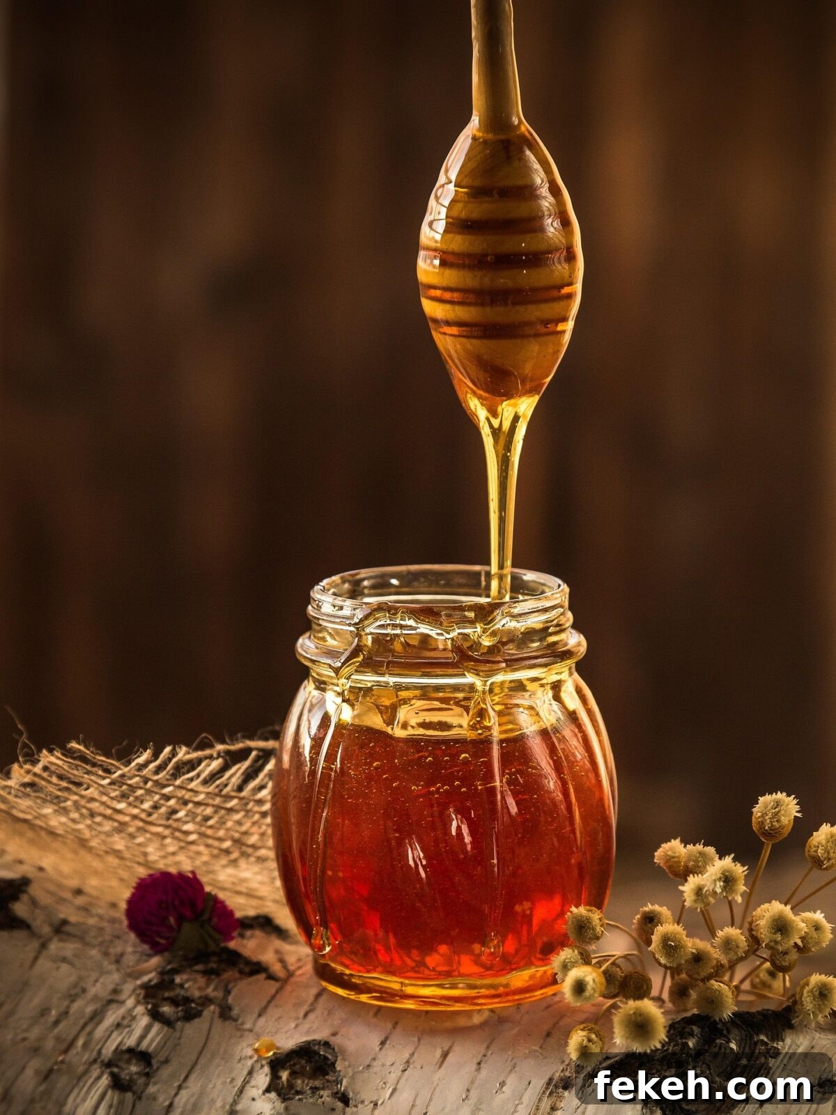 Homemade Hot Honey Recipe: Spicy Sweet Sauce for Pizza & More 2 hot honey in a jar.