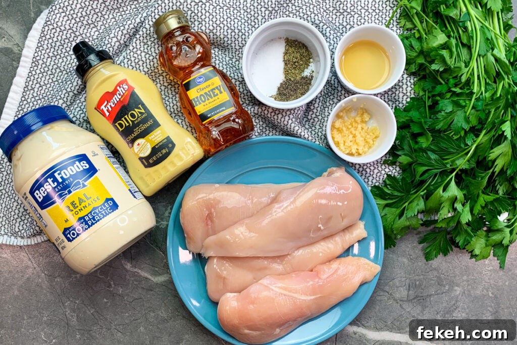 Honey Mustard Grilled Chicken Recipe for Juicy, Tangy Flavor 3 Ingredients to make grilled Dijon Chicken.