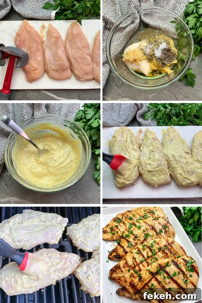 Honey Mustard Grilled Chicken Recipe for Juicy, Tangy Flavor 4 Pictures of all the steps to make from marinade to grilling of this recipe.