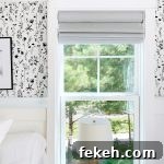 Home Office Wallpaper Reveal: Stylish Design Ideas and Tips 13 Juno wallpaper from Studio McGee on a wall