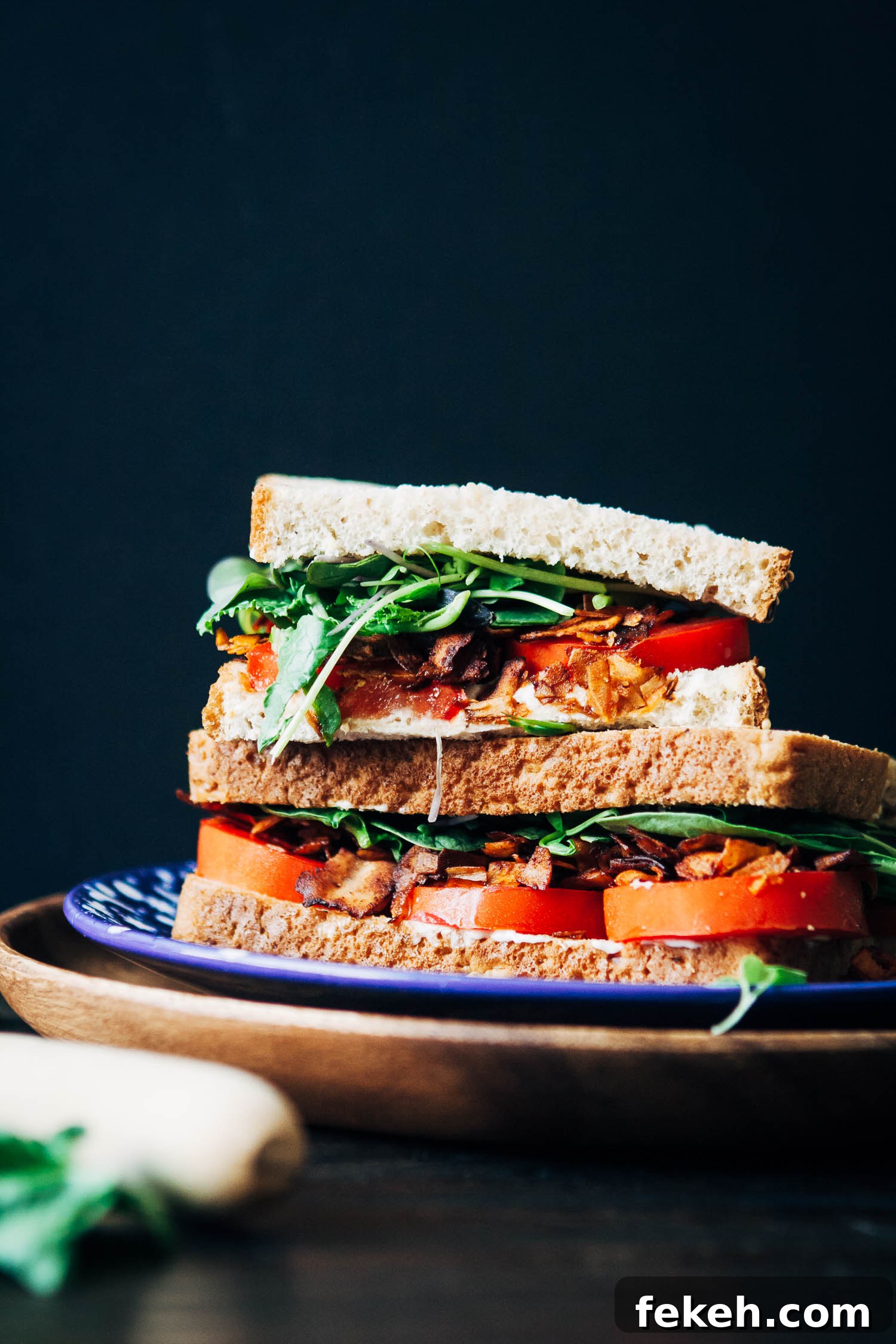 The Vegan BLT | Well and Full | #healthy #vegan #recipe