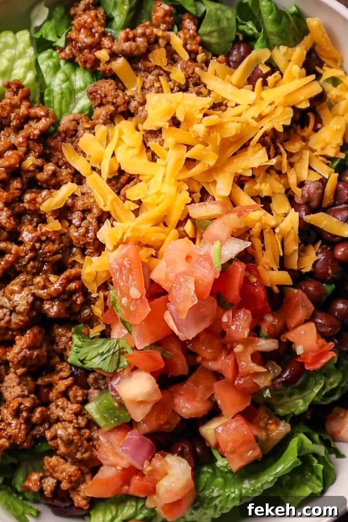 Doritos Taco Salad Recipe: Crunchy Layered Taco Salad with Doritos 5 taco salad with ground beef