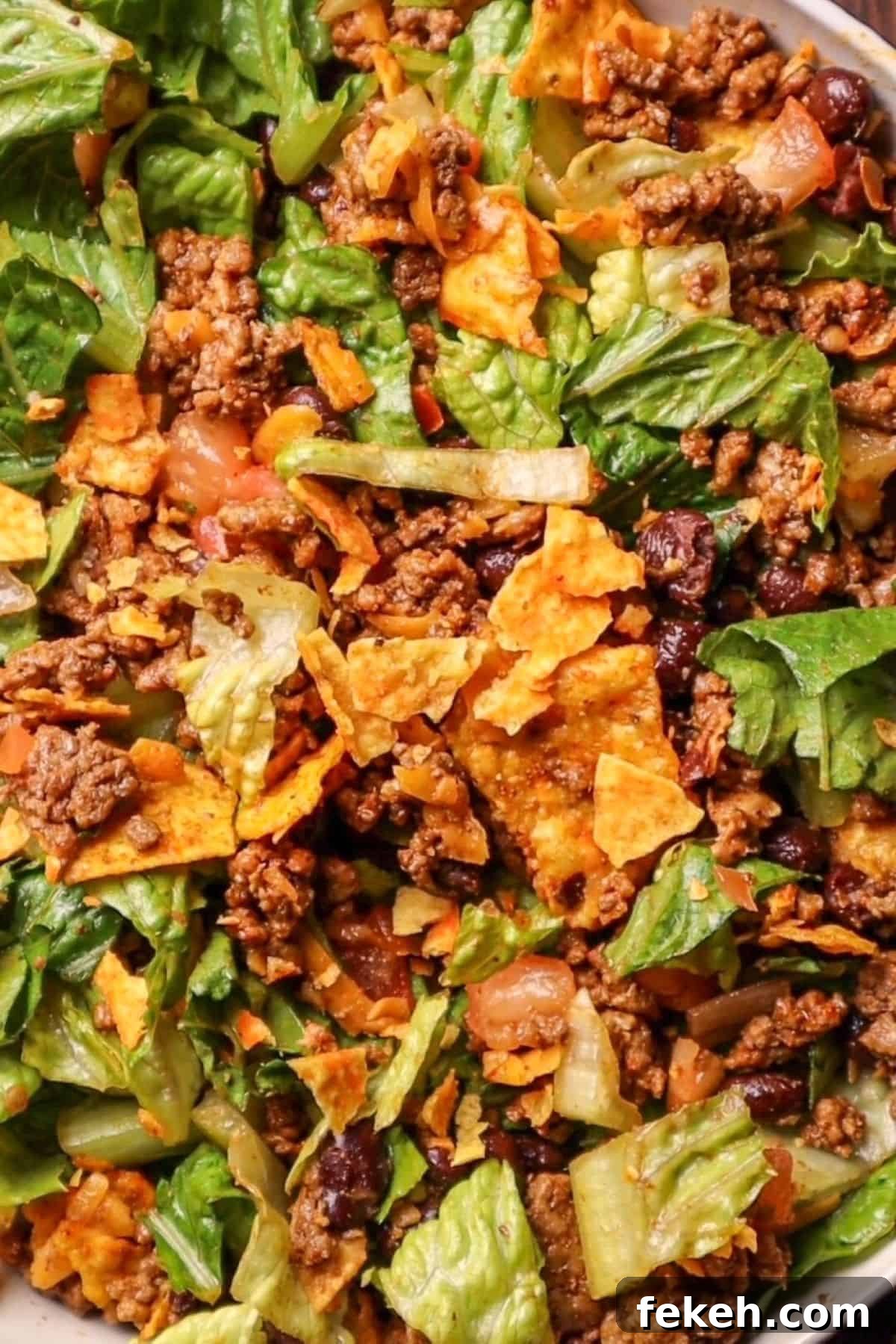 Doritos Taco Salad Recipe: Crunchy Layered Taco Salad with Doritos 7 taco salad with doritos