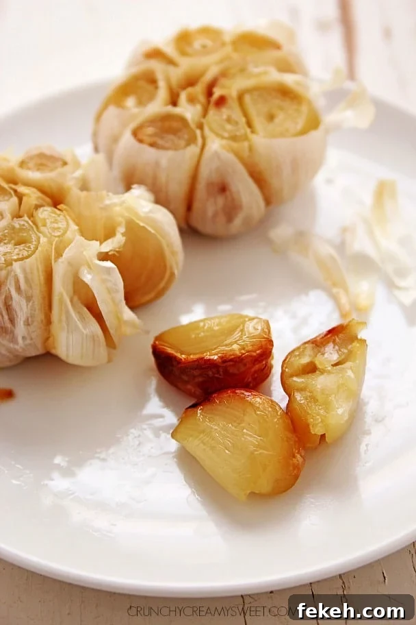 Garlic Parmesan Roasted Baby Carrots with Crispy Edges 3 How to roast garlic in the oven