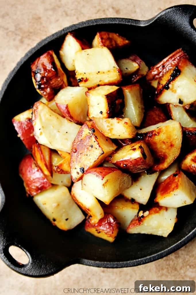 Garlic Parmesan Roasted Baby Carrots with Crispy Edges 5 Red Roasted Potatoes with Lemon and Garlic