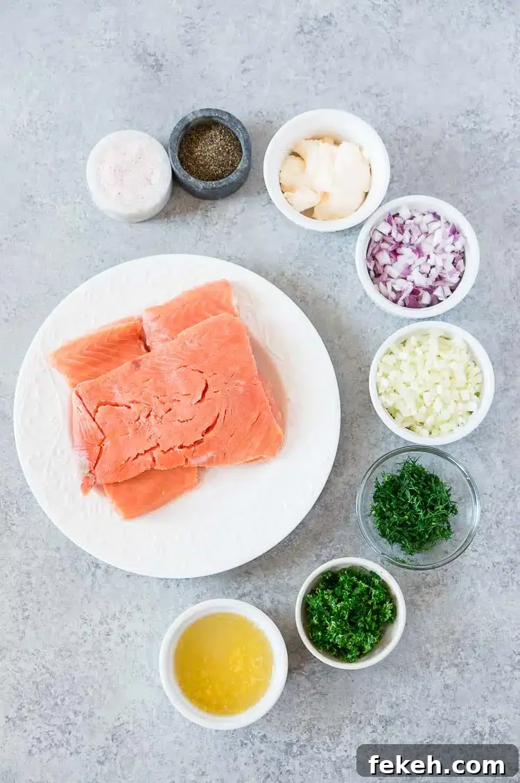 Quick Salmon Salad Recipe for Light, Flavorful Meals 3 salmon salad ingredients