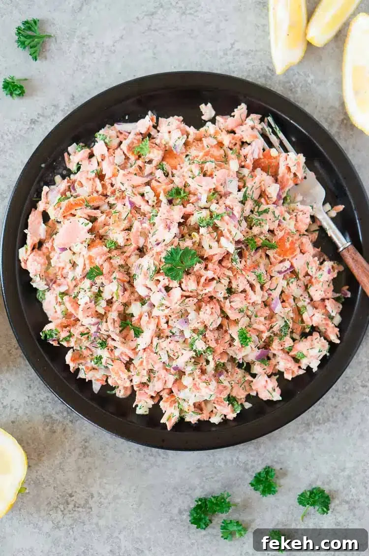 Quick Salmon Salad Recipe for Light, Flavorful Meals 8 Best salmon salad recipe