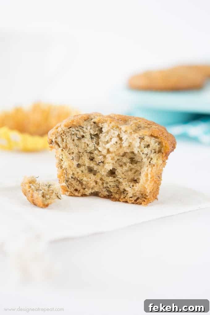 Moist Banana Muffins with Brown Sugar Glaze 3 These easy banana muffins are quick to throw together, full of flavor, and perfect for a last minute weekend breakfast!