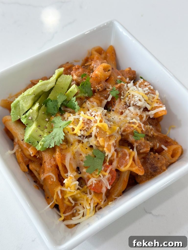 one-pot ground turkey pasta