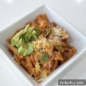 one-pot ground turkey pasta
