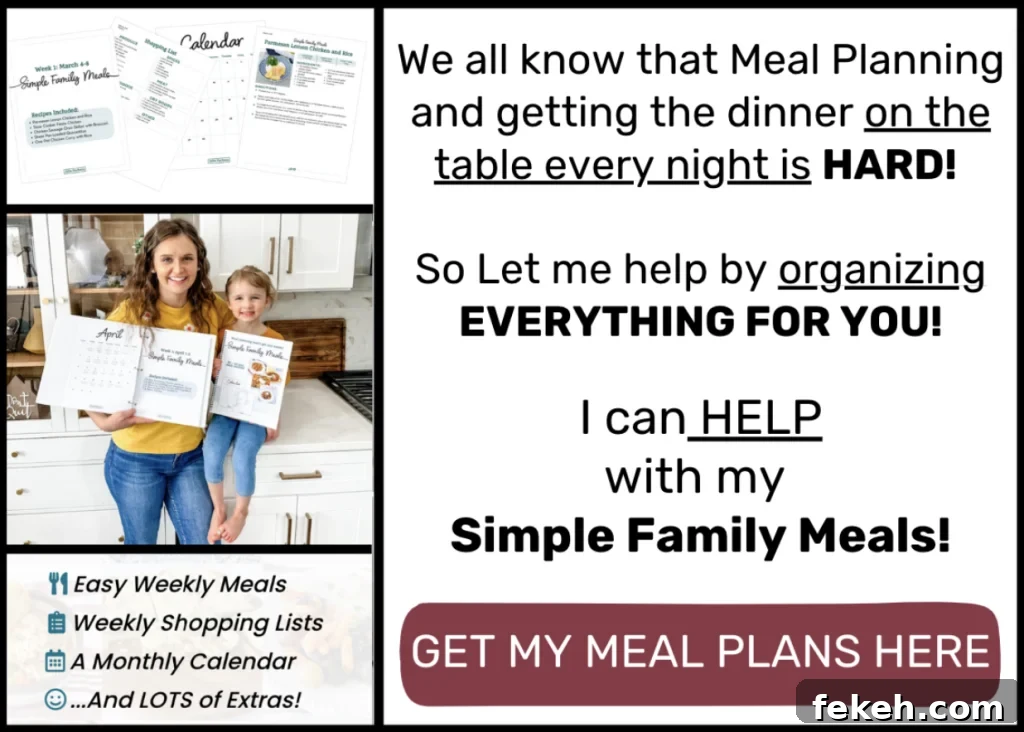 simple family meal plan