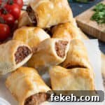 Quick Shortcrust Sausage Rolls Recipe for Crispy Flaky Pastry 6 Shortcrust pastry sausage rolls.