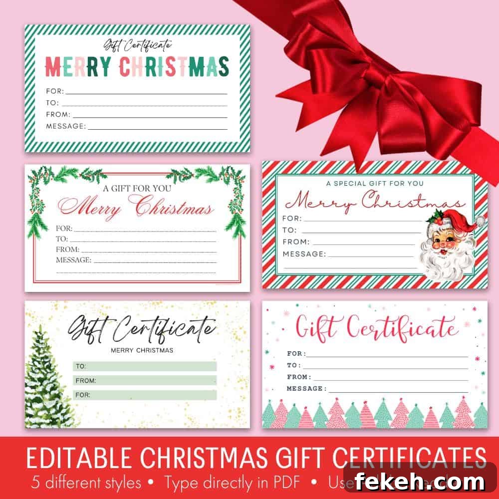 6 Free Printable Christmas Gift Certificate Templates 12 img 13586 11