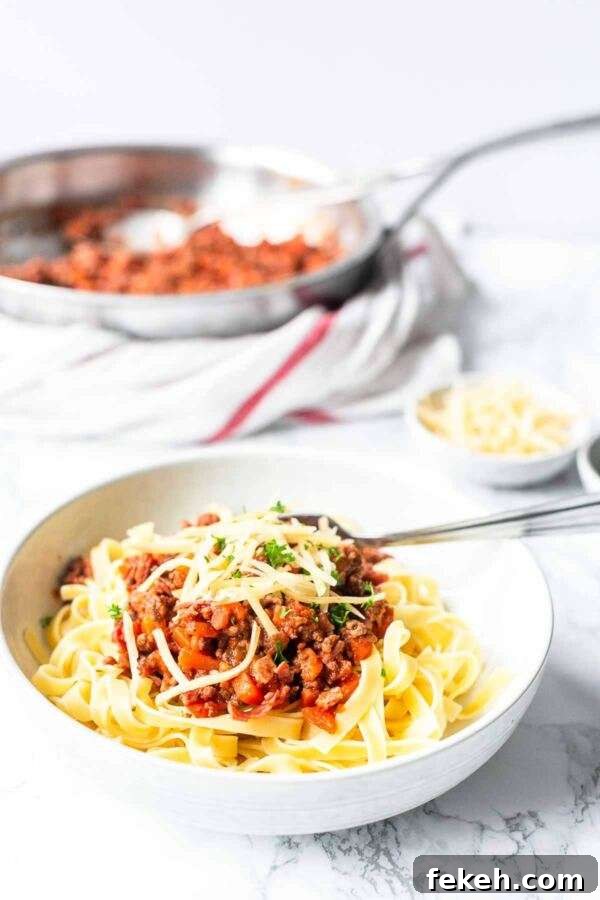 Classic Tagliatelle Bolognese Recipe with Rich Meat Ragu 2 The best homemade tagliatelle Bolognese you ever tried! Bolognese alla ragu is a thick meat sauce without tomatoes.