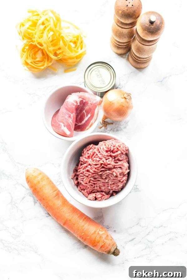 Classic Tagliatelle Bolognese Recipe with Rich Meat Ragu 3 The best homemade tagliatelle Bolognese you ever tried! Bolognese alla ragu is a thick meat sauce without tomatoes.