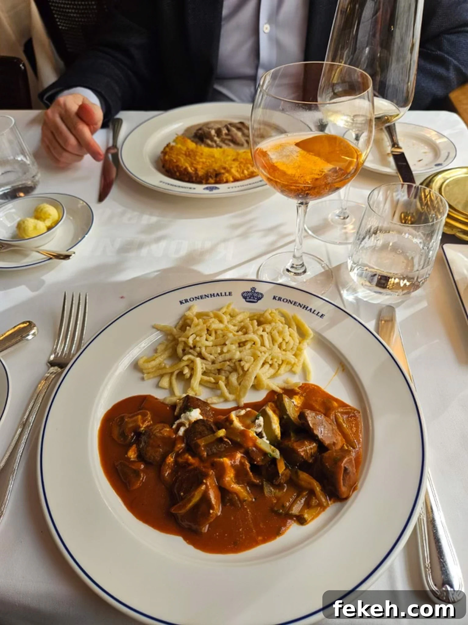 Swiss Food Tour: Zürich to Lugano Culinary Highlights 6 Dinner at Kronenhalle.