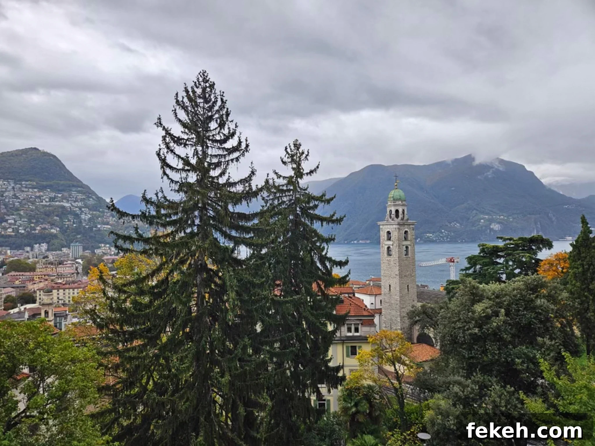Swiss Food Tour: Zürich to Lugano Culinary Highlights 7 A view of Lugano in Switzerland.